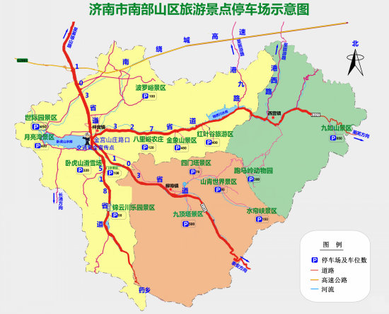 济南南部山区自驾游线路地图-济南南部山区旅游网